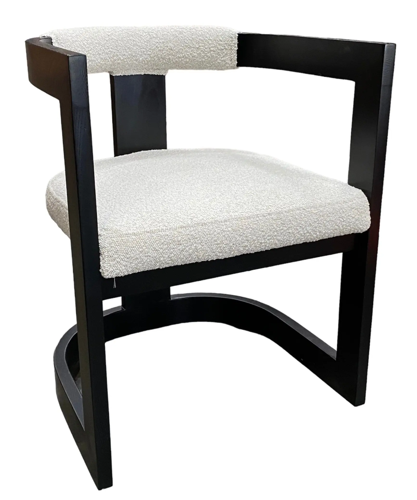 Abby Curved Dining Chair - Image 2