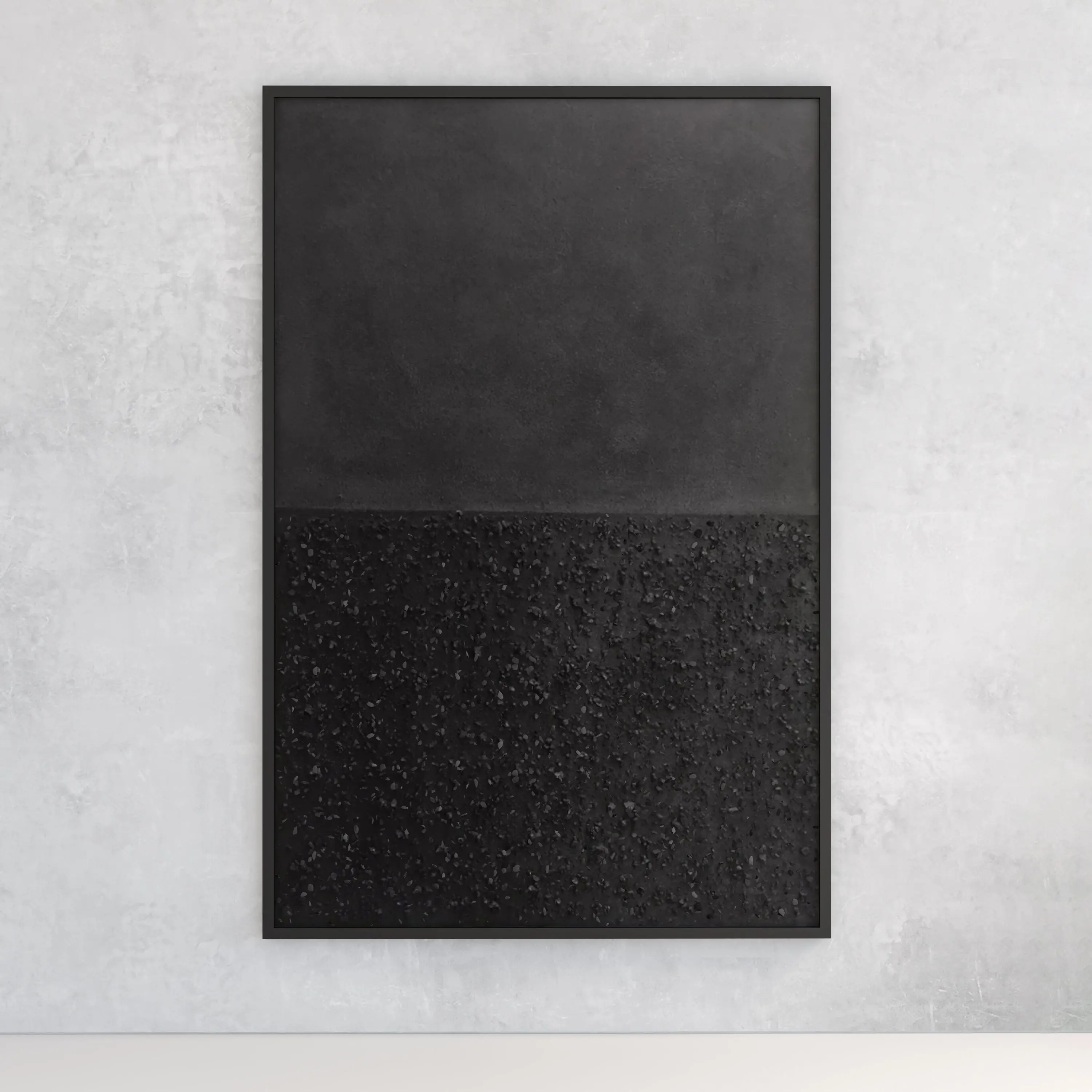Kati Black Textured Print