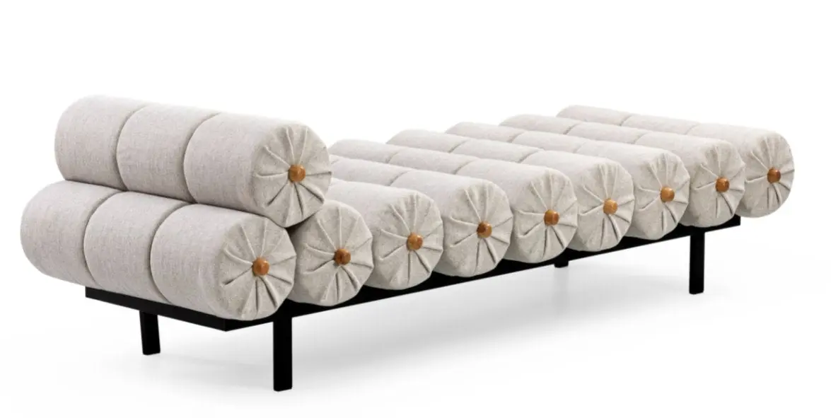 Tufted Milo Bench - Image 2