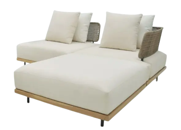 Valletta Outdoor Ottoman - Image 2